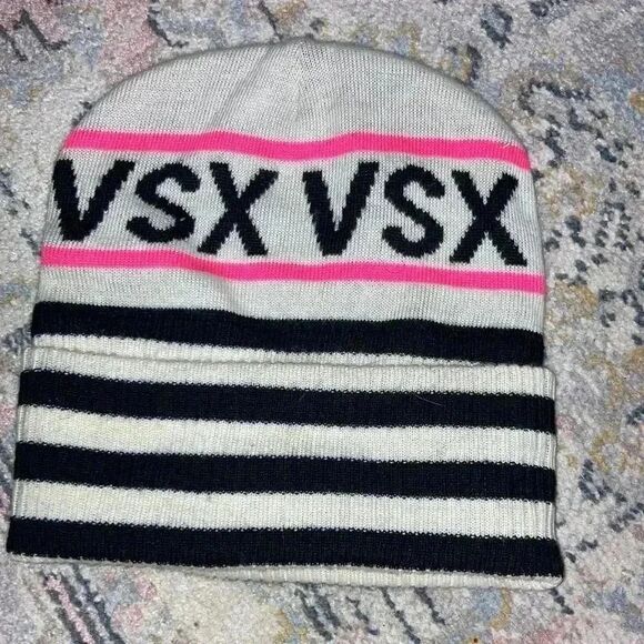 VSX Victoria’s Secret sport stocking cap one size and cute gloves - Picture 3 of 6